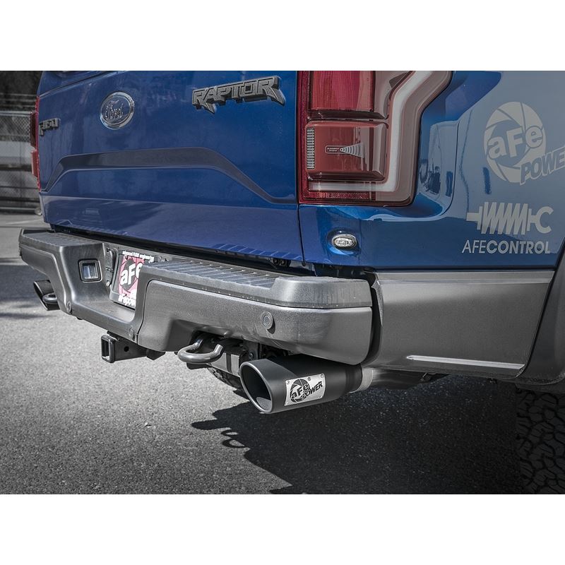 aFe Rebel Series Cat-Back Exhaust System w/ Black Tip (49-33094-B)