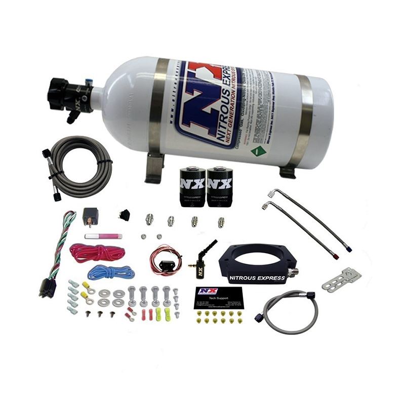 Nitrous Express 2014+ GM 6.2L Truck Nitrous Plate Kit (35-300HP) w/10lb Bottle (20937-10)