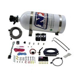 Nitrous Express 2014+ GM 6.2L Truck Nitrous Plate Kit (35-300HP) w/10lb Bottle (20937-10)