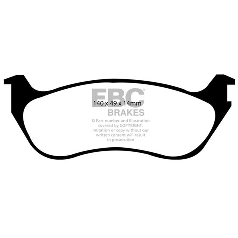 EBC Yellowstuff Street And Track Brake Pads (DP41631R)