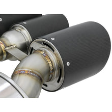 Load image into Gallery viewer, Takeda 3 IN 304 Stainless Steel Cat-Back Exhaust System w/ Carbon Fiber Tips (49-36616-C)