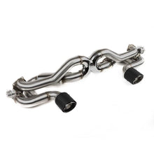 Load image into Gallery viewer, Fabspeed 718 GT4/GTS/Spyder Valvetronic X-Pipe Exhaust System (20+) (FS.POR.718GT4.VLVBR)