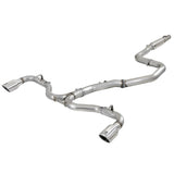 Takeda 3 IN to 2-1/2 IN 304 Stainless Steel Cat-Back Exhaust w/ Polished Tip (49-37003-1P)