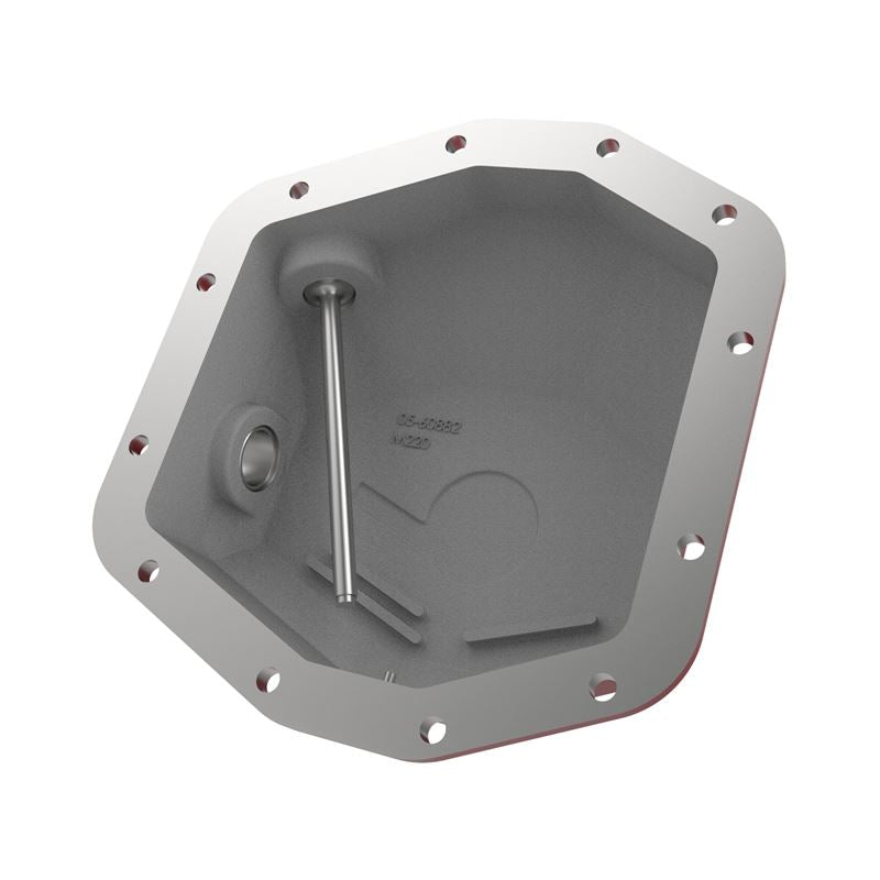 aFe Pro Series Dana M220 Rear Differential Cover Red w/ Machined Fins (46-71190R)