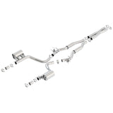 Borla S-TYPE Catback Exhaust No Tips Factory Valance for 2015 Dodge Challenger Hellcat 6.2L V8 (140642)