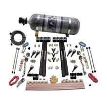 Load image into Gallery viewer, Nitrous Express 6 Cyl SX2 Dual Stage Nozzle Nitrous Kit w/12lb Bottle (90096-12)