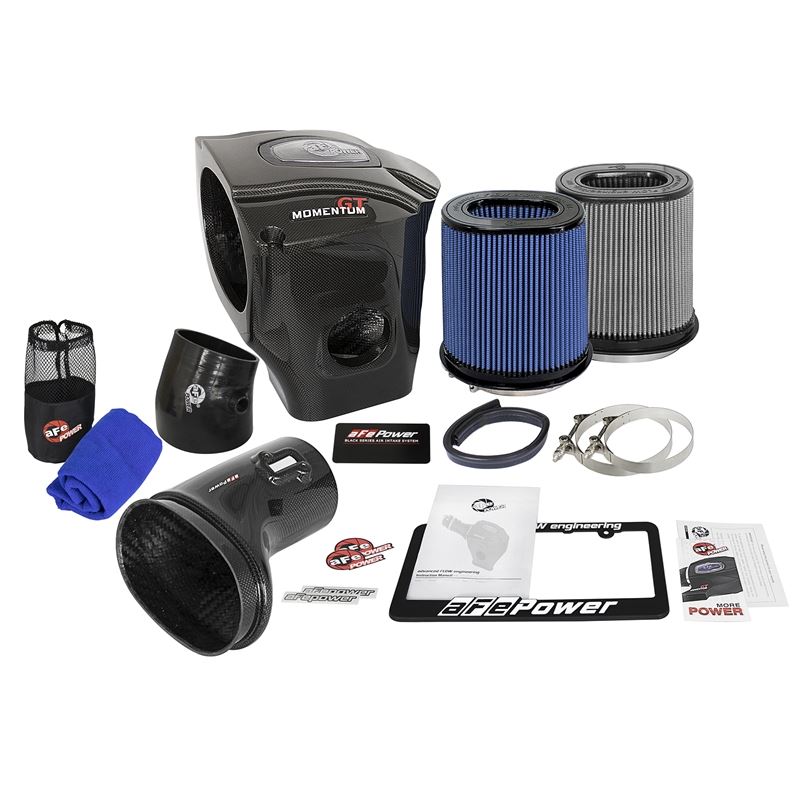 aFe Black Series Carbon Fiber Cold Air Intake System w/ Pro 5R and Pro DRY S Filters (52-72204-CF)