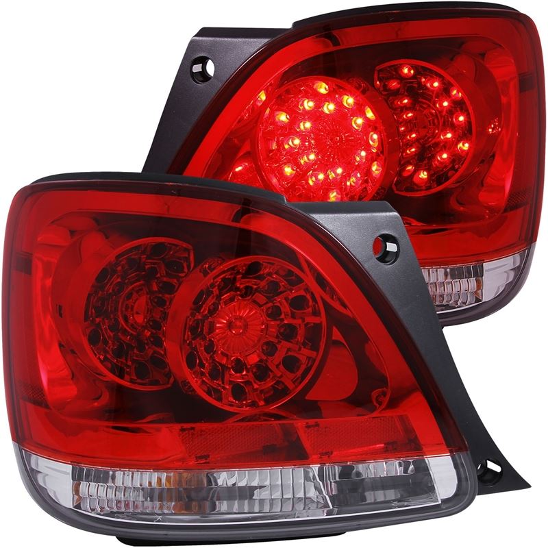 ANZO USA 1998-2005 Lexus Gs300 LED Taillights Red/Clear (321101)