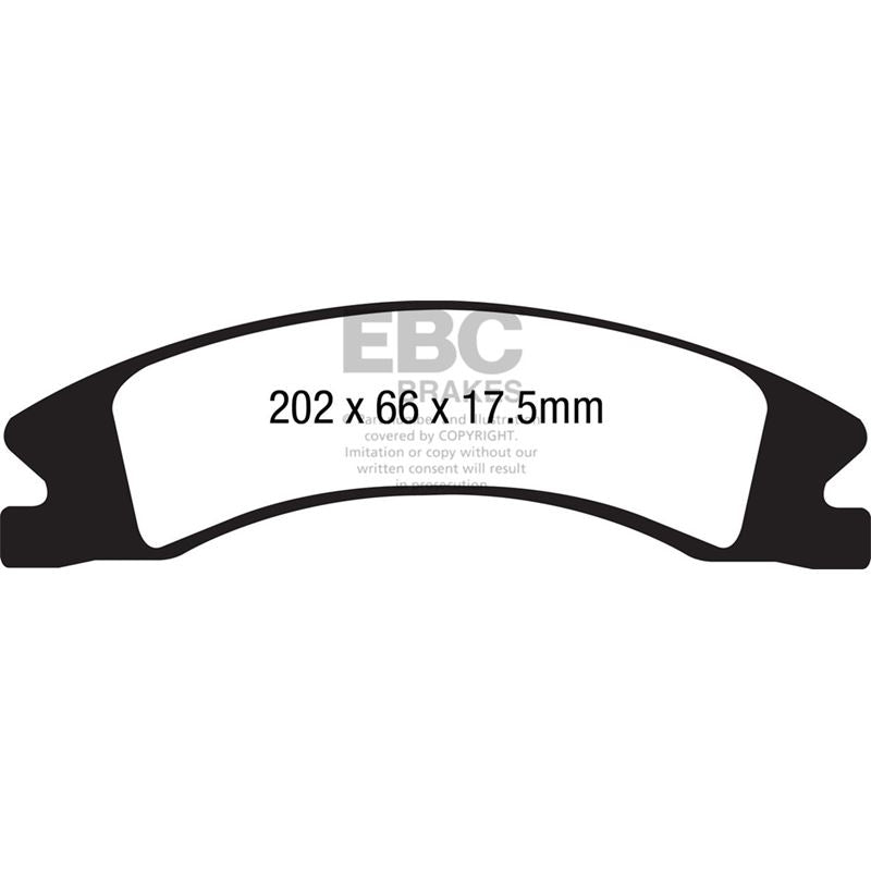 EBC Yellowstuff Street And Track Brake Pads (DP41885R)