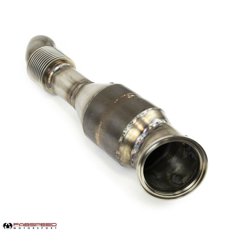 Fabspeed Toyota Supra 3.0L (A90) Sport Catalytic Converter Downpipe (20+) (FS.TOY.SUPRA.SC)