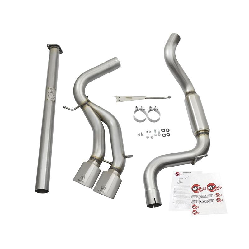 Takeda 3 IN 304 Stainless Steel Cat-Back Exhaust System w/Polished Tip (49-33083-P)