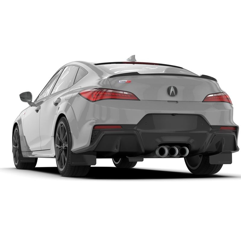 Rally Armor Black Mud Flap/Dark Grey Logo for 2023-24 Acura Integra A-Spec (MF109-UR-BLK-DGRY)