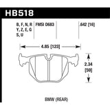 Hawk Performance HPS 5.0 Brake Pads (HB518B.642)