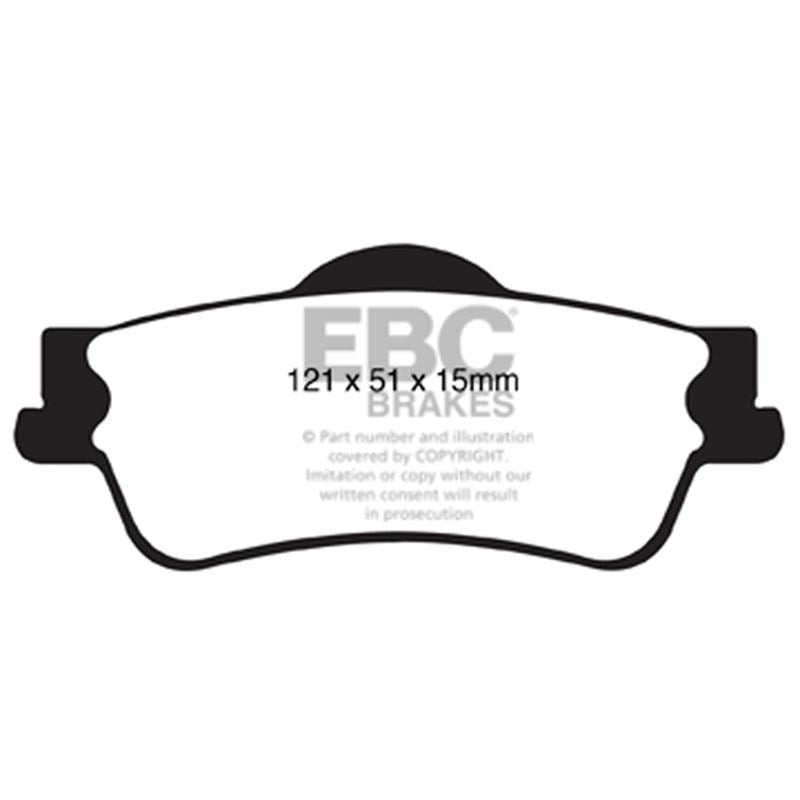 EBC Redstuff Ceramic Low Dust Brake Pads (DP31834C)