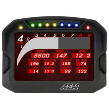 Load image into Gallery viewer, AEM Electronics CD-5LG Carbon Logging Display with Internal GPS (30-5602)