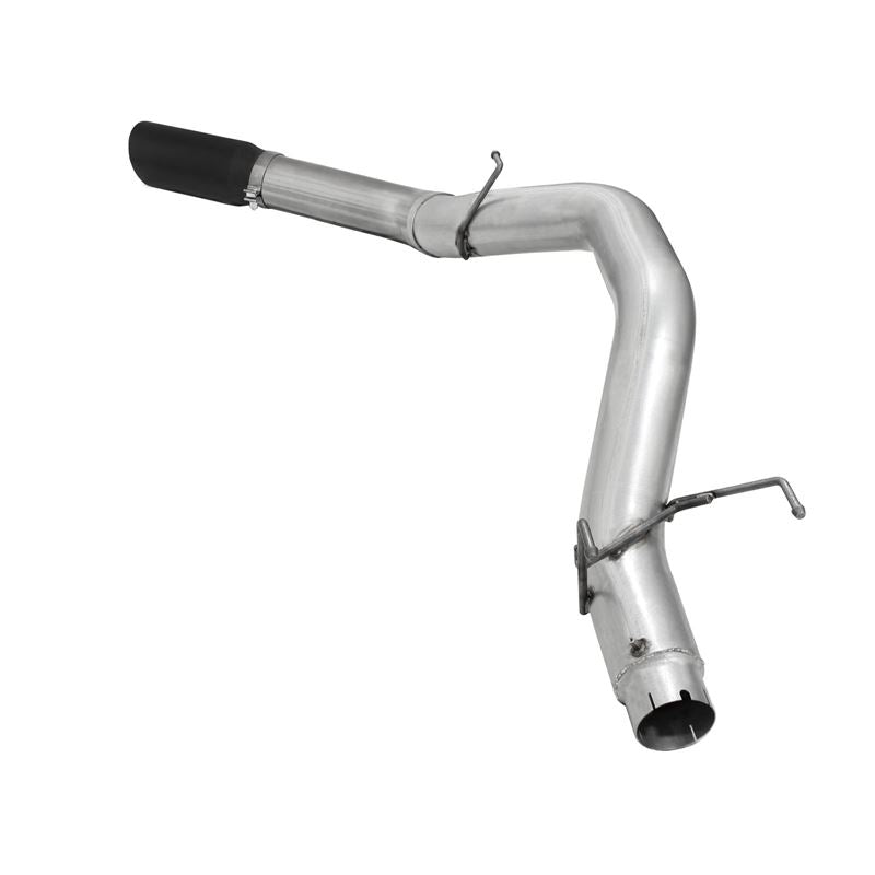 aFe Large Bore-HD 5 IN 409 Stainless Steel DPF-Back Exhaust System w/Black Tip (49-42039-B)