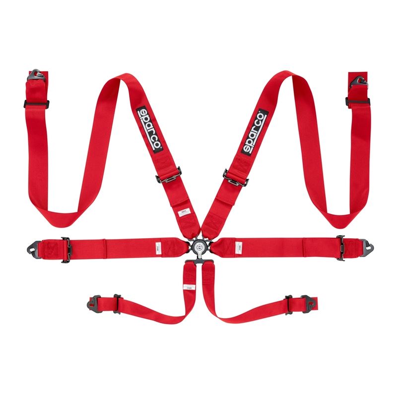 Sparco 3" 6-Point Steel Competition Harness (04818RAC)