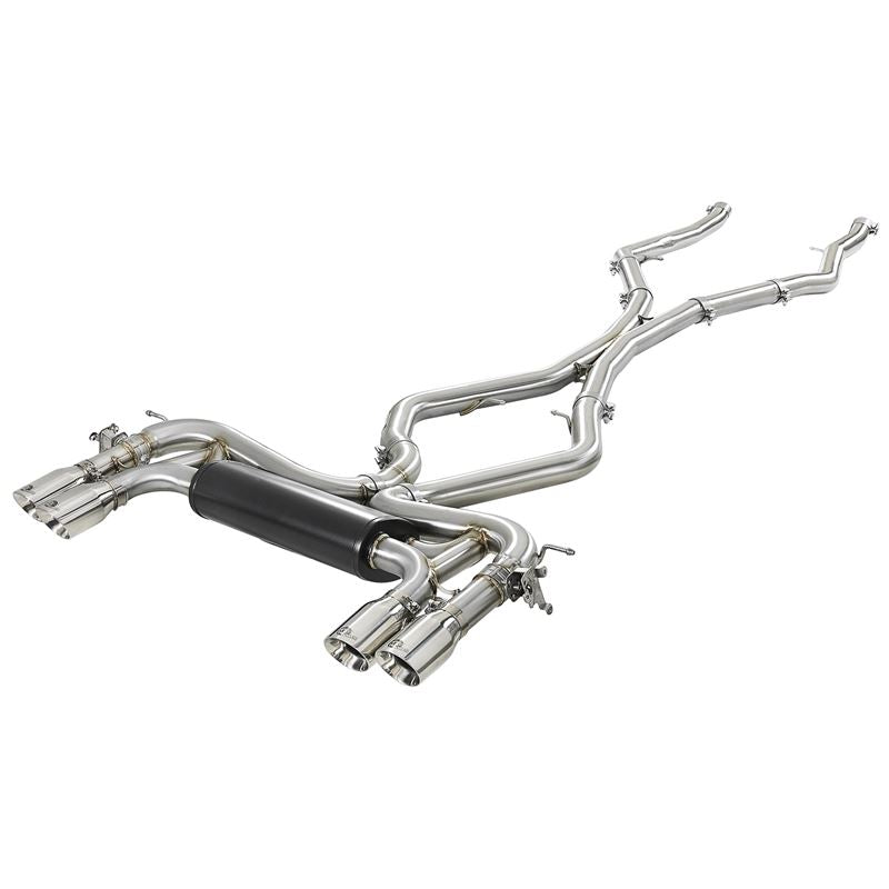 aFe MACH Force-XP 3-1/2 IN 304 Stainless Steel Cat-Back Exhaust w/ Polished Tip (49-36341-P)