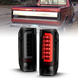 ANZO USA Tail Light Assembly, LED, Smoke Lens, Black Housing, Pair, (311351)