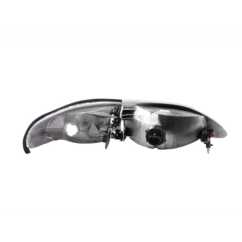 ANZO USA 1994-1998 Ford Mustang Crystal Headlights Chrome (121262)