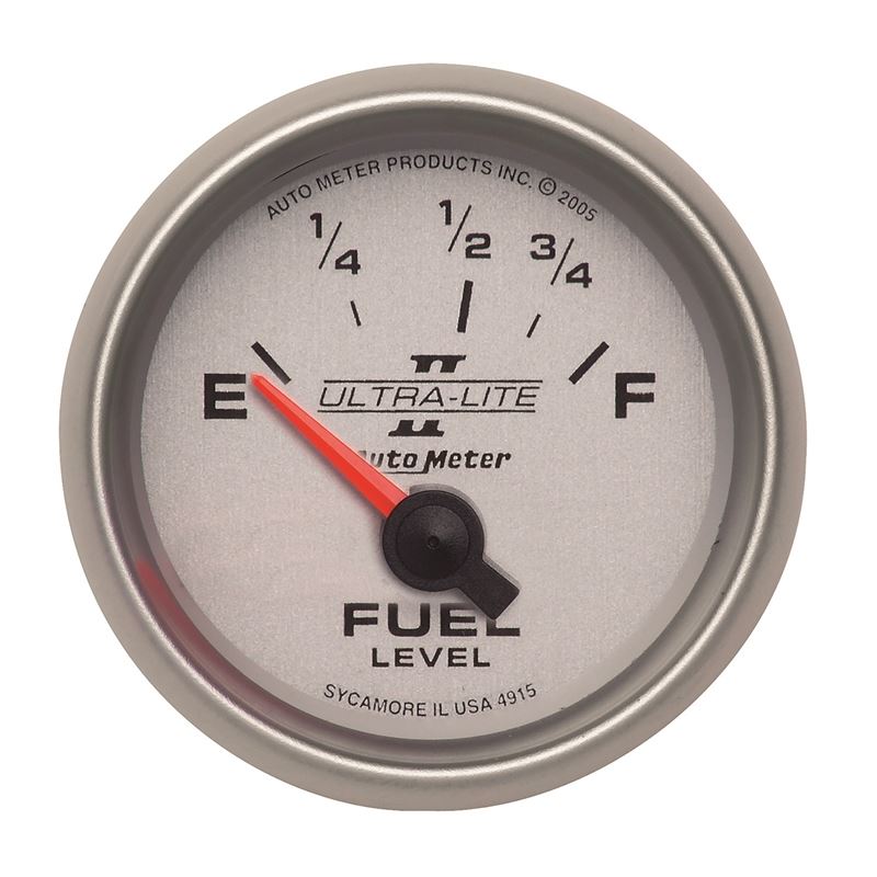 AutoMeter Ultra-Lite II 2-1/16in 73-10 OHMS Short Sweep Electronic Fuel Level Gauge (4915)