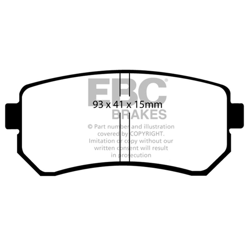 EBC Yellowstuff Street And Track Brake Pads (DP41769R)