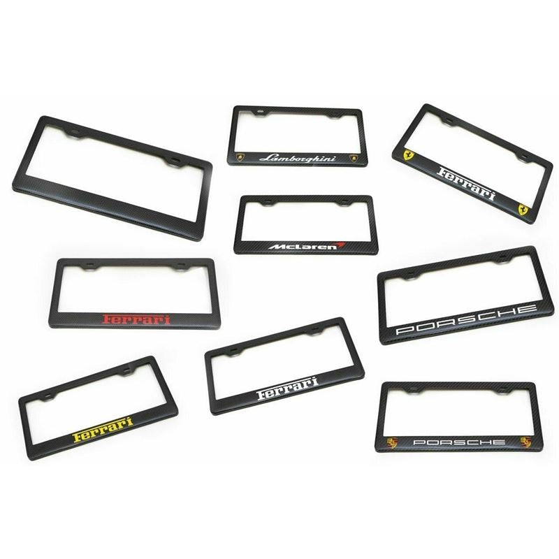 Fabspeed Carbon Fiber License Plate Frames (FS.FER.CFLPFW)