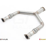 GTHAUS Front Y-Pipe Collector Section Titanium for 2017-2019 Infiniti Q60(NI1014004)