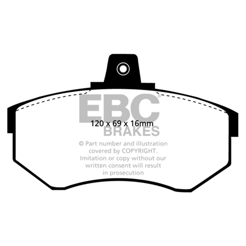 EBC Greenstuff 2000 Series Sport Brake Pads (DP2369/2)