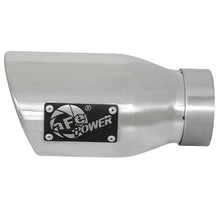 Load image into Gallery viewer, aFe MACH Force-Xp 409 Stainless Steel Clamp-on Exhaust Tip Polished (49T30452-P09)