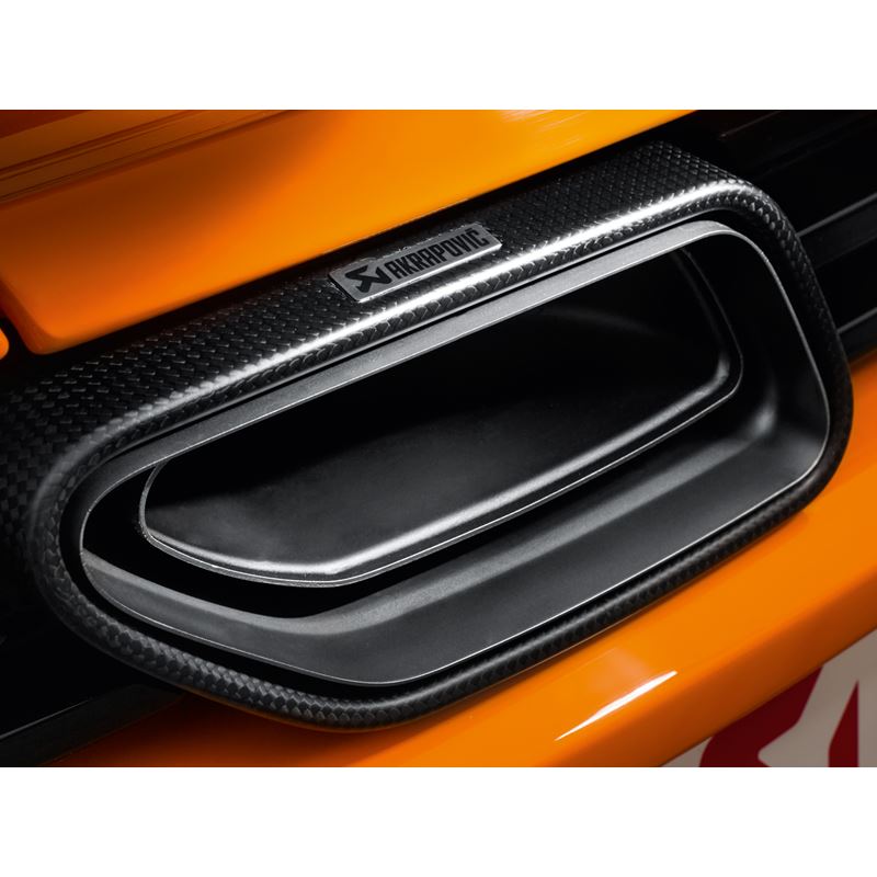 Akrapovic 12-14 McLaren 12C/12C Spyder Slip-On Line (Titanium) w/ Carbon Tips (S-MC/TI/1)