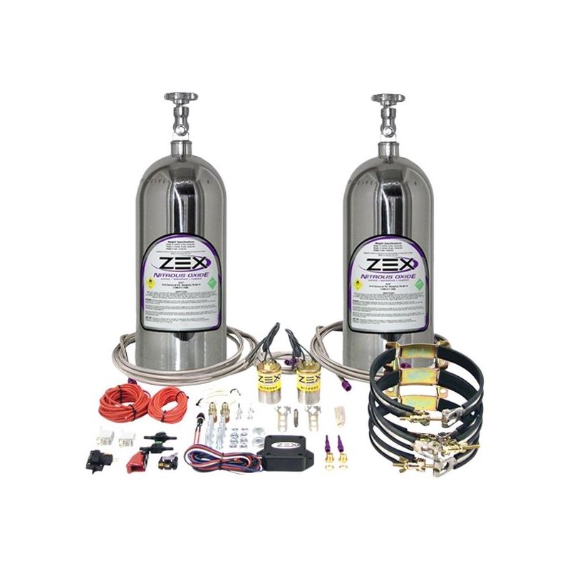 ZEX Race Diesel Nitrous System with Polished Bottle for 1988-1997 Ford F-350 (82044P)