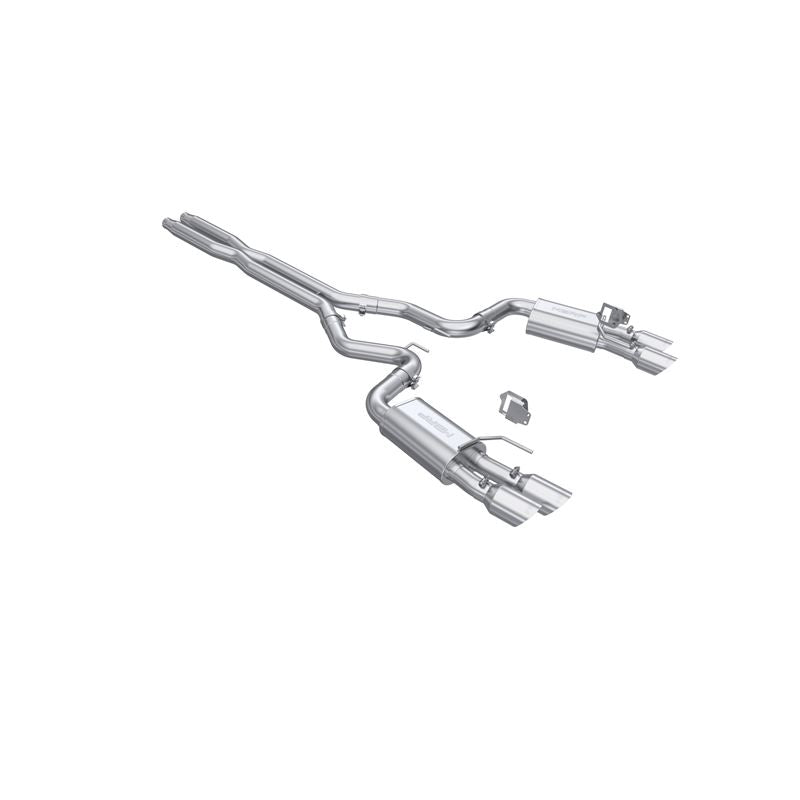 MBRP Exhaust 3in. Cat Back with Quad 4in. Dual Wall Tips Street Version T304 (S7280304)