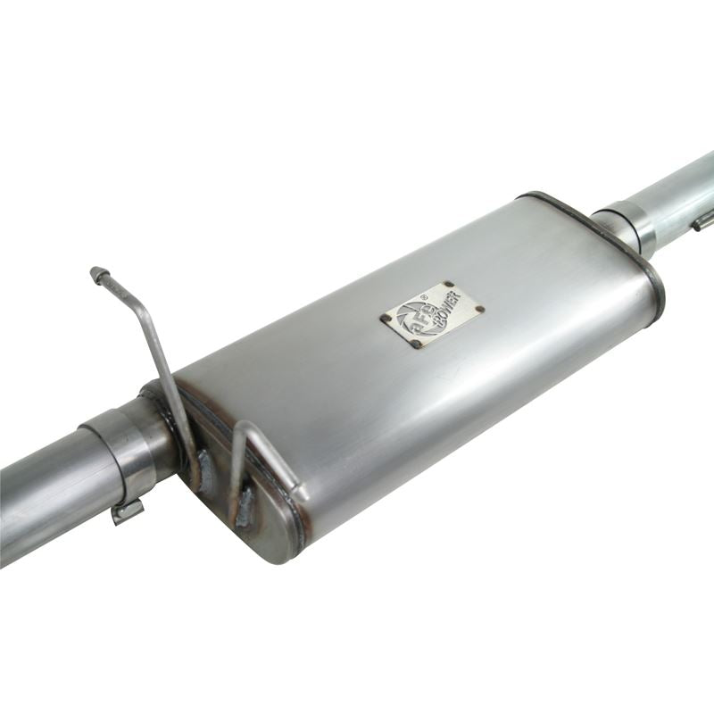 aFe MACH Force-Xp 3 IN 409 Stainless Steel Cat-Back Exhaust System w/Polished Tip (49-43043-P)