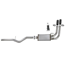 Load image into Gallery viewer, aFe Rebel Series 3 IN to 2-1/2 IN 409 Stainless Steel Cat-Back Exhaust w/ Black Tip (49-44098-B)