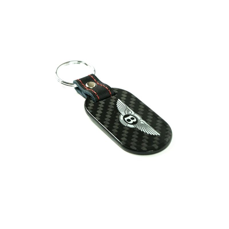 Fabspeed Bentley Crest and Script Carbon Fiber Keyring (FS-CF-CKR-BENS)