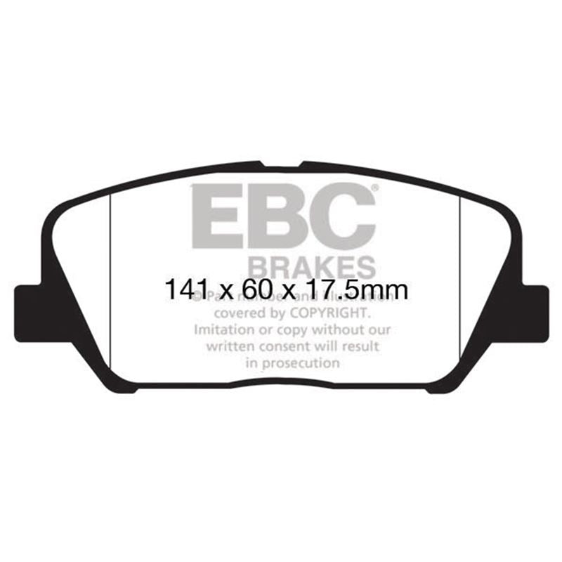 EBC Redstuff Ceramic Low Dust Brake Pads (DP32172C)