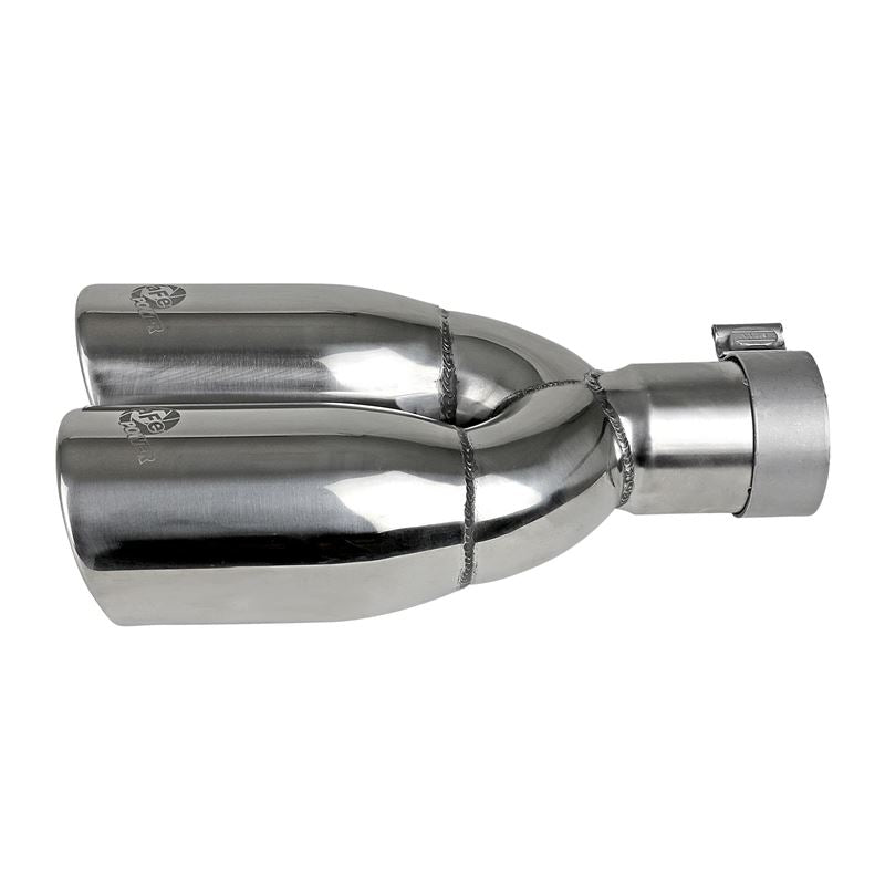 aFe MACH Force-Xp 304 Stainless Steel Clamp-on Exhaust Tip Polished (49T25374-P12)