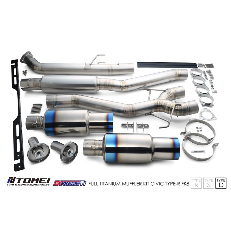 Tomei Expreme Ti Type D Exhaust System for Honda Civic Type R (TB6090-HN06C)