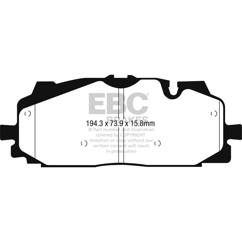 EBC Greenstuff 2000 Series Sport Brake Pads (DP22277)