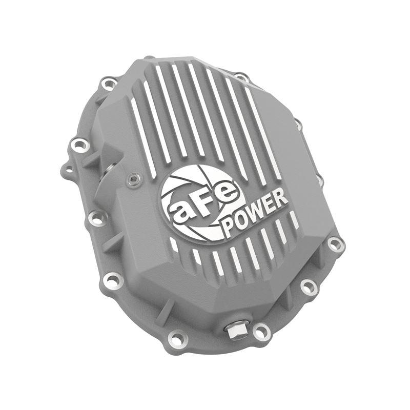 aFe Street Series Front Differential Cover Raw w/ Machined Fins (46-71050A)