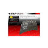 VIS Racing Terminator Style Black Carbon Fiber Hood (07HDFIT4DTM-010C)