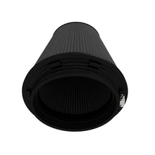 Load image into Gallery viewer, aFe Power Magnum FLOW Blk Pro 5R Air Filter 6.75x5in Flange x 9.25x7.5 Base x 7.75x6 Top x 18 Height (24-90202K)