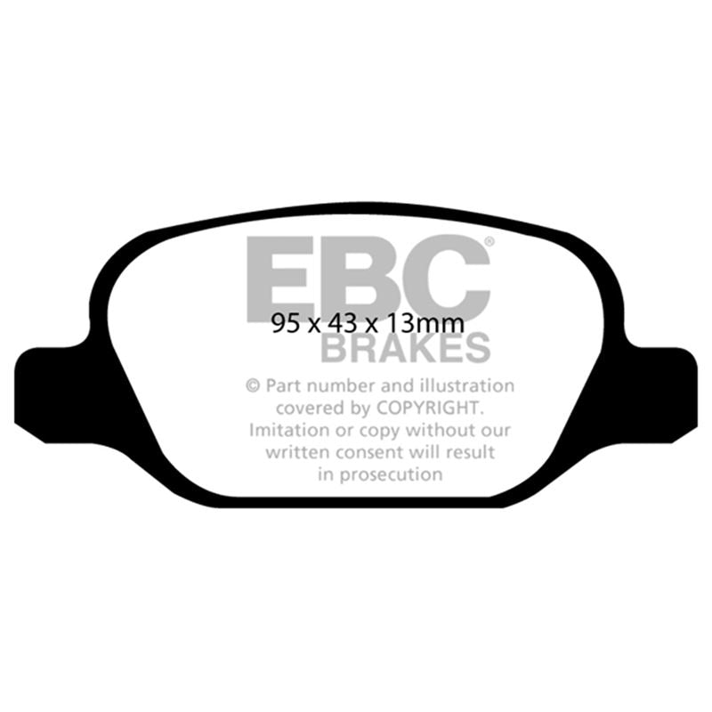 EBC Redstuff Ceramic Low Dust Brake Pads (DP31338C)