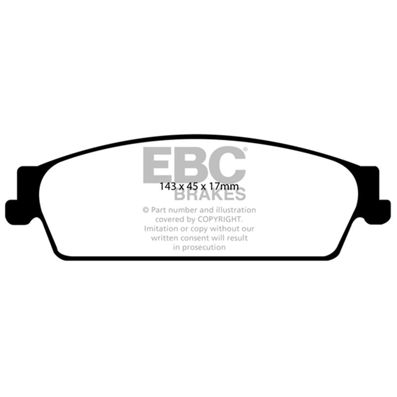 EBC Yellowstuff Street And Track Brake Pads (DP41780R)