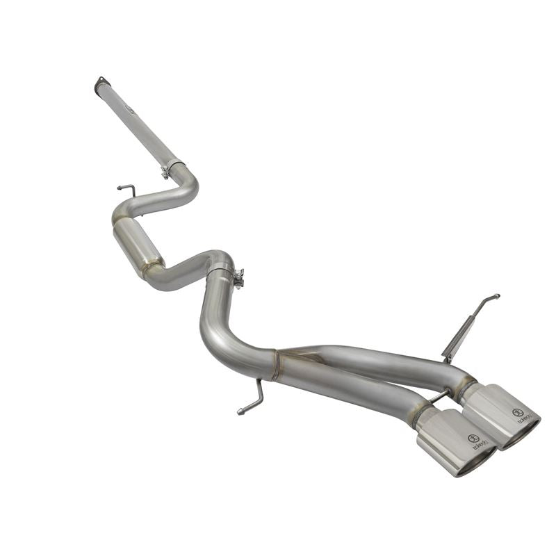 Takeda 3 IN 304 Stainless Steel Cat-Back Exhaust System w/Polished Tip (49-33083-P)