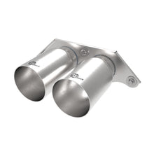 Load image into Gallery viewer, aFe MACH Force-Xp 4 IN Brushed Finish OE Replacement Exhaust Tips for 2014-2016 Porsche 911(49C36435-H)