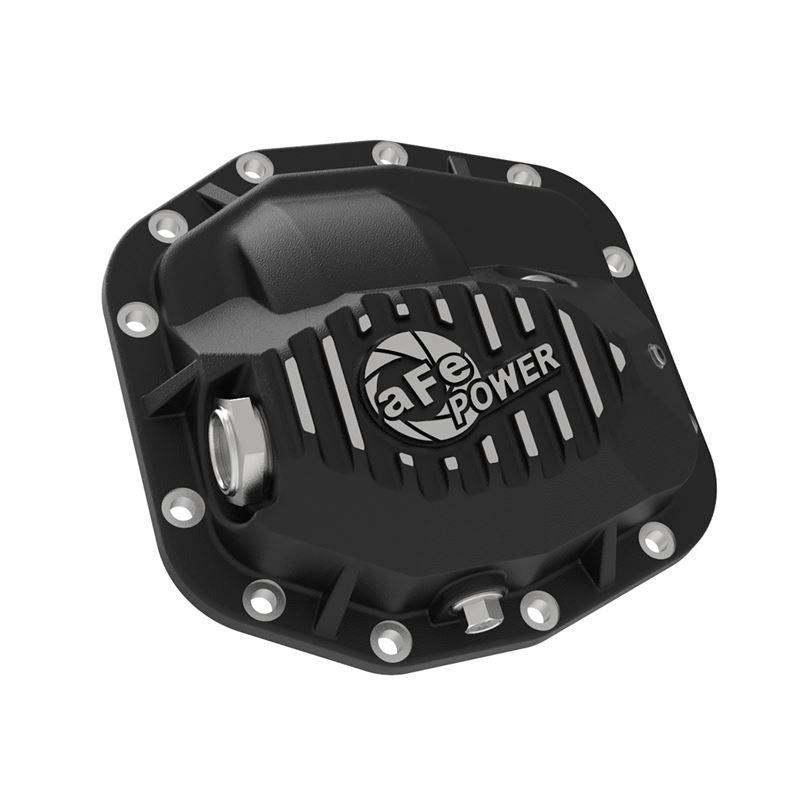 aFe Pro Series Front Differential Cover Black w/ Oil (Dana M186) (46-71011B)