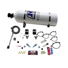 Load image into Gallery viewer, Nitrous Express Dodge EFI Full Race Dual Nozzle Nitrous Kit (100-300HP) w/15lb Bottle (20315-15)