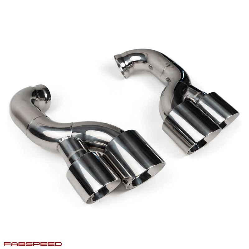 Fabspeed Porsche 955 S Deluxe Quad Style Tips (02-07) (FS.POR.955V8.QDTP)